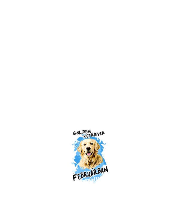 Az igazi GOLDEN RETRIEVER gazdik FEBRUÁRban születnek minta fehér pólón