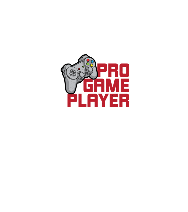 Pap game player minta fehér pólón