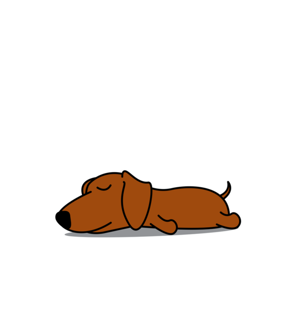 Tacskó Nope Not Today  minta fekete pólón