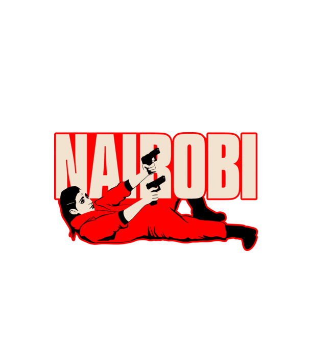 La casa de papel - Nairobi minta fekete pólón