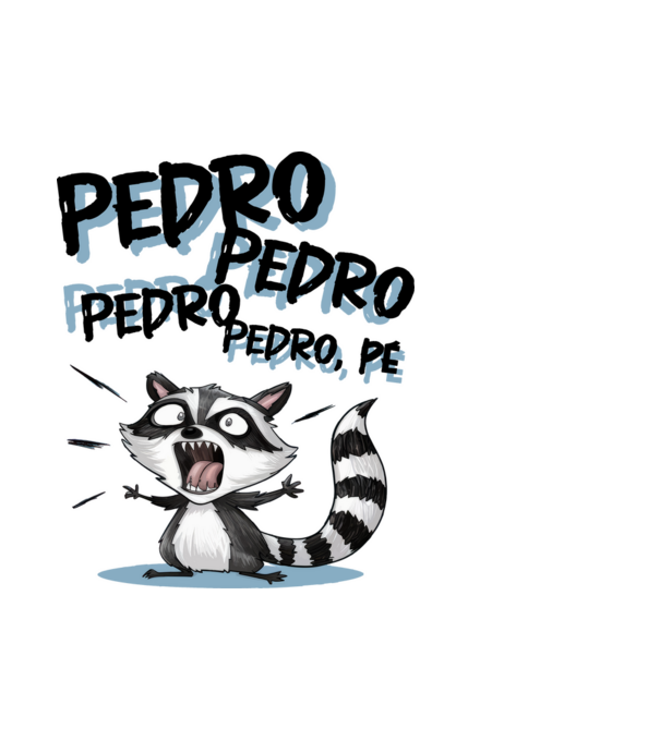 Pedro Pedro Pedro Pedro, Pé minta fehér pólón