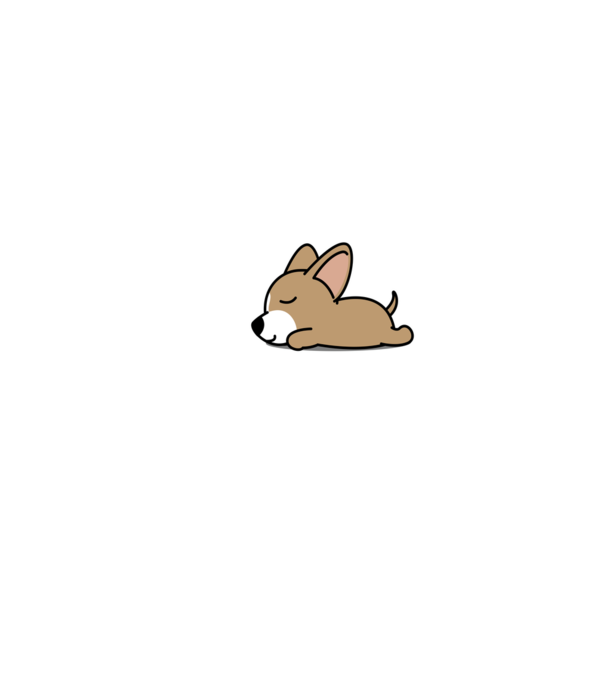Just Do it Chiuahua minta fekete pólón