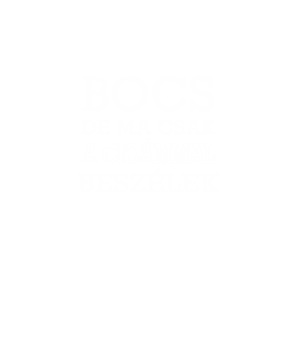 Cicámmal beszélek minta rózsaszín pólón
