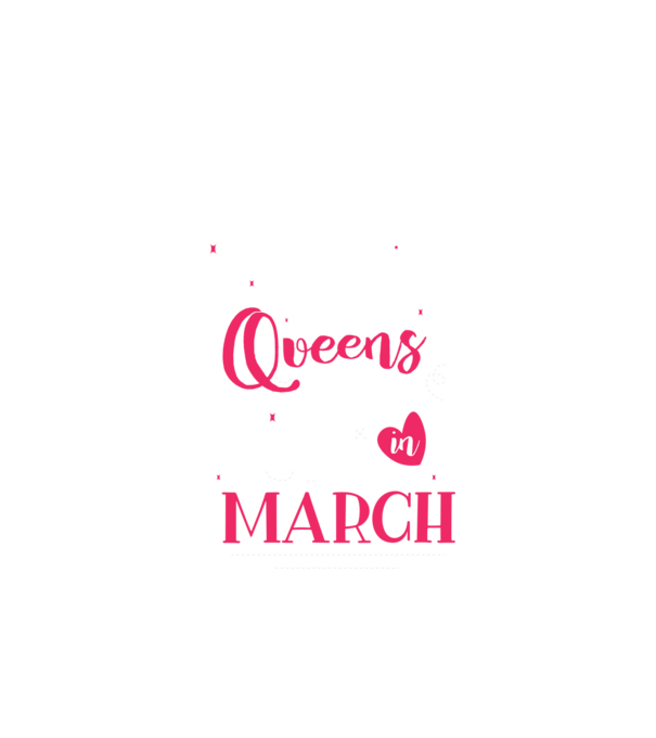 Queen are born in March  minta fekete pólón