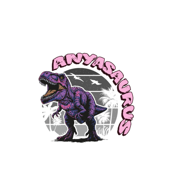 Anyasaurus rex minta fehér pólón