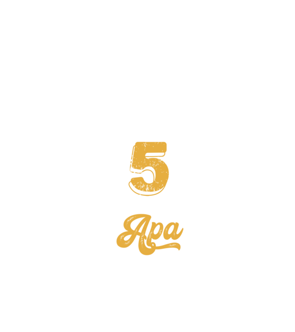 5 csillagos Apa minta fekete pólón