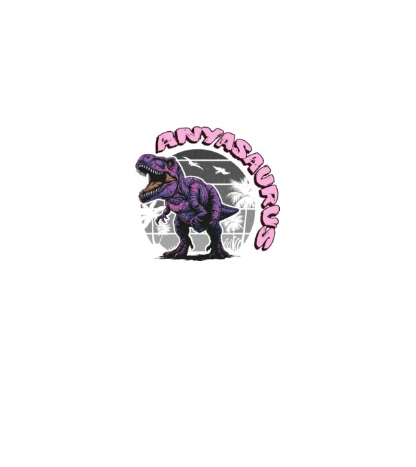 Anyasaurus rex minta királykék pólón