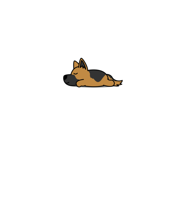 Német juhász nope not today minta sötétkék pólón