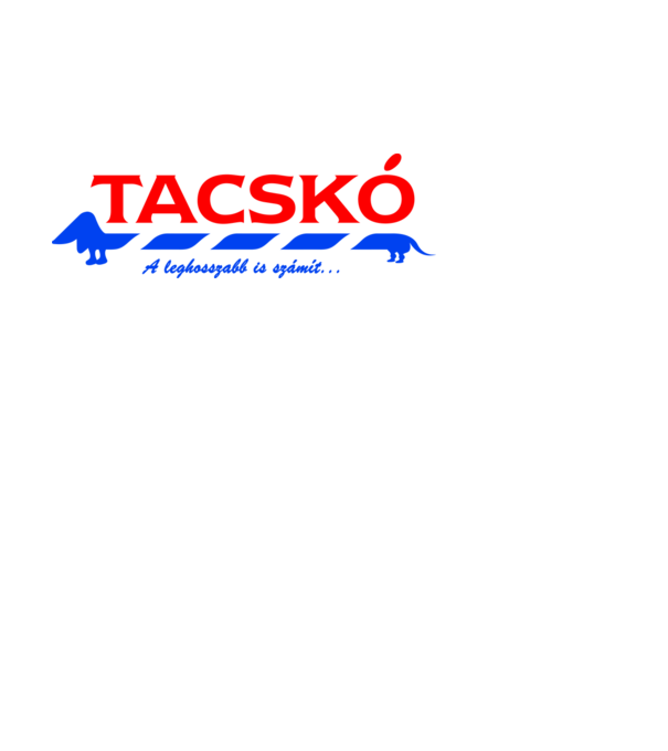 Tacskó tesco minta világoskék pólón