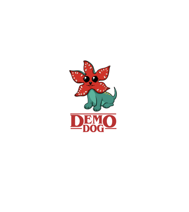 Demodog minta piros pólón