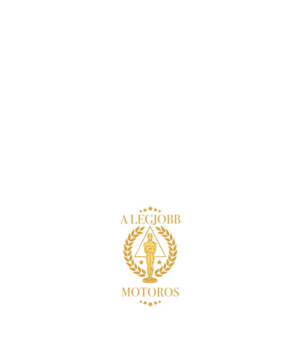 Oscar - A legjobb motoros minta fehér pólón