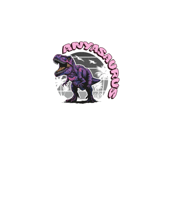 Anyasaurus rex minta fehér pólón