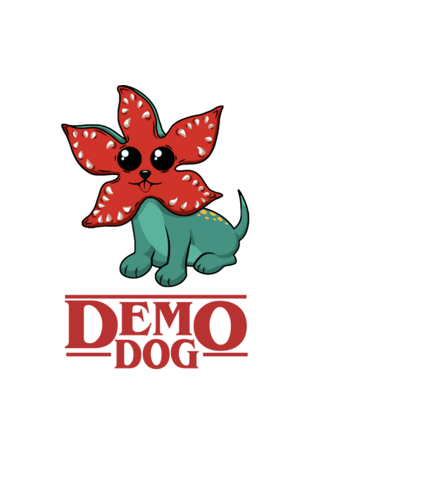 Demodog minta világoskék pólón