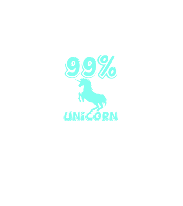 99 percent unicorn minta szürke pólón
