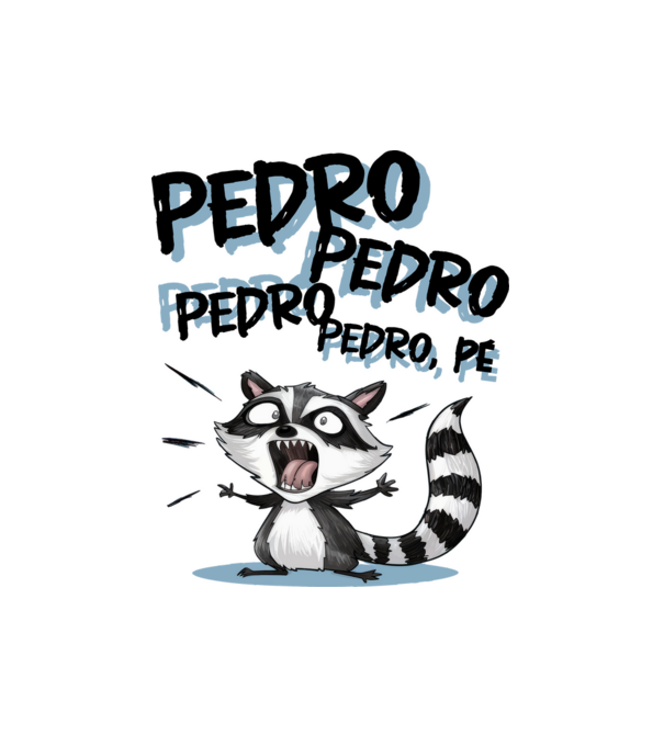 Pedro Pedro Pedro Pedro, Pé minta fehér pólón