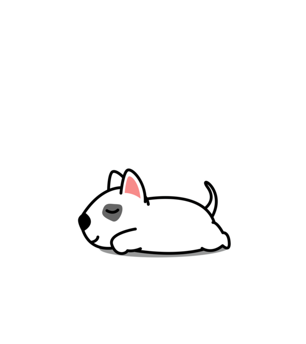 Bull Terrier Nope Not Today minta fekete pólón