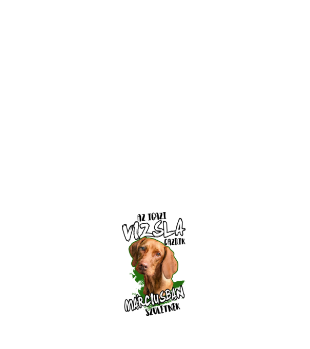 Vizsla Márciusban minta világos rózsaszín pólón