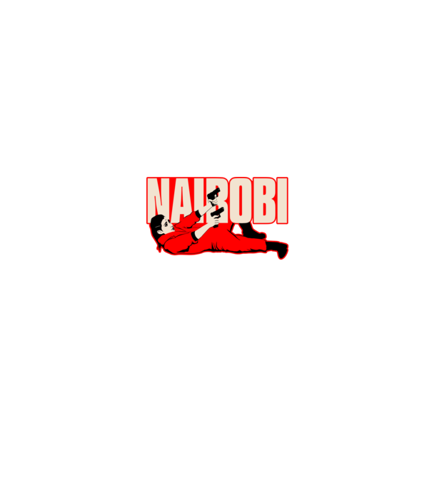 La casa de papel - Nairobi minta fekete pólón