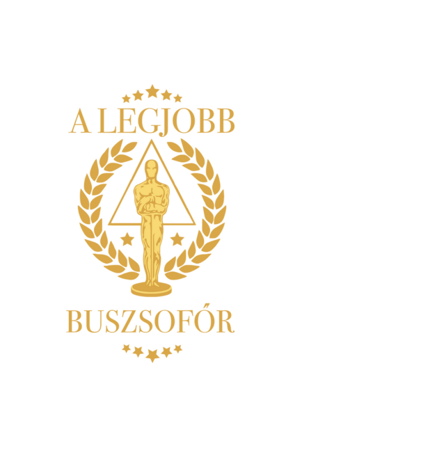 Oscar - A legjobb buszsofőr minta fehér pólón