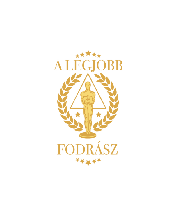 Oscar - A legjobb fodrász minta fehér pólón