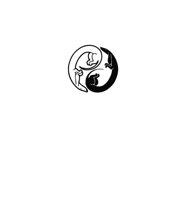 Yin Yang Tacsi minta fehér pólón