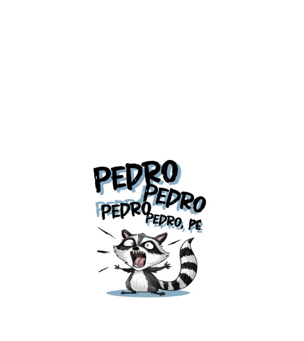 Pedro Pedro Pedro Pedro, Pé minta fehér pólón