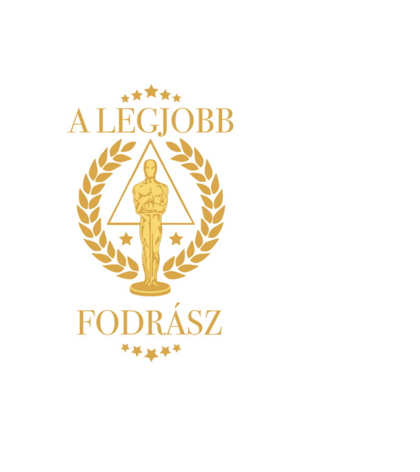 Oscar - A legjobb fodrász minta fehér pólón
