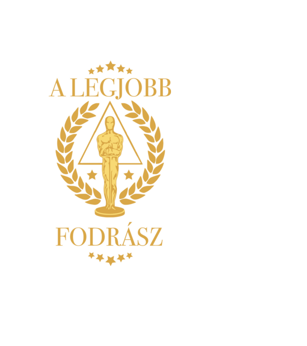 Oscar - A legjobb fodrász minta fekete pólón