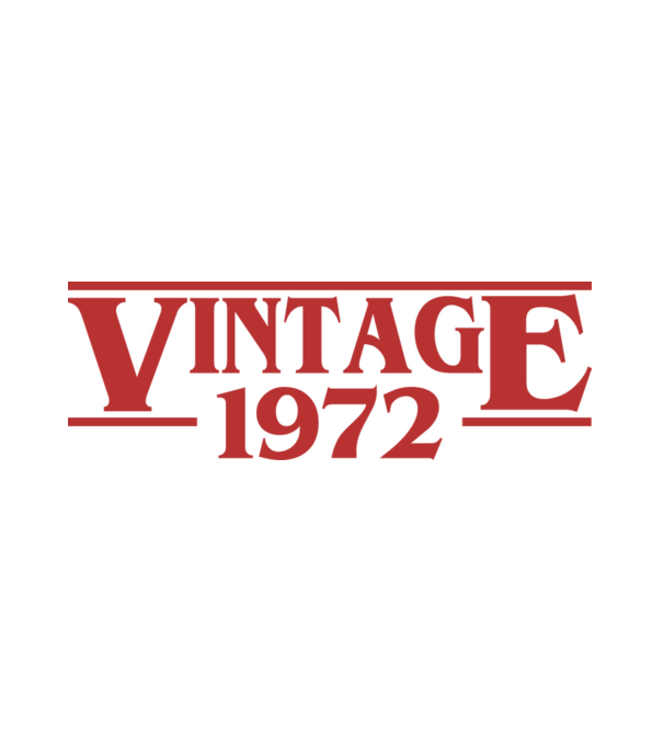 Stranger things vintage 1972 minta fehér pólón