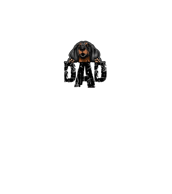 Dachshund Dad minta fehér pólón