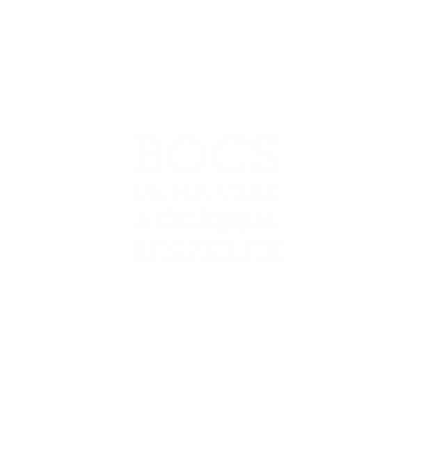 Cicámmal beszélek minta narancssárga pólón