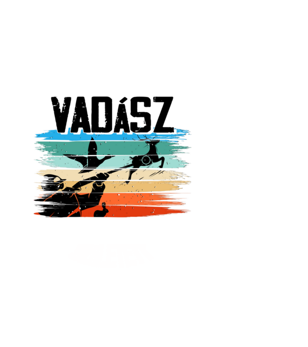 A legjobb vadász novemberben született - fekete minta fekete pólón