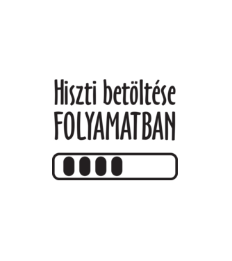 hiszti minta fehér pólón