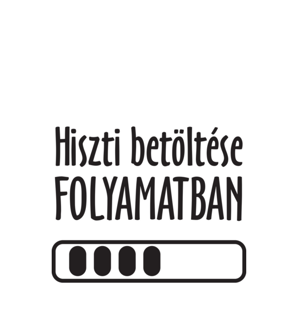 hiszti minta fehér pólón