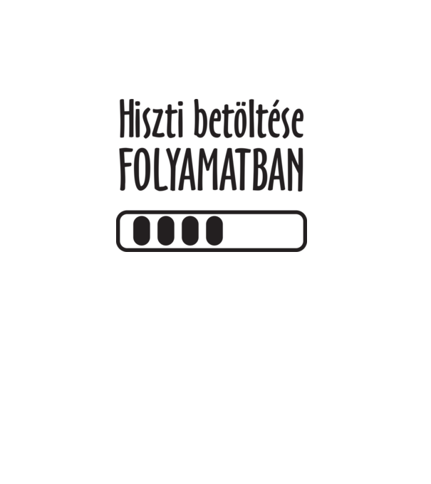 hiszti minta fehér pólón