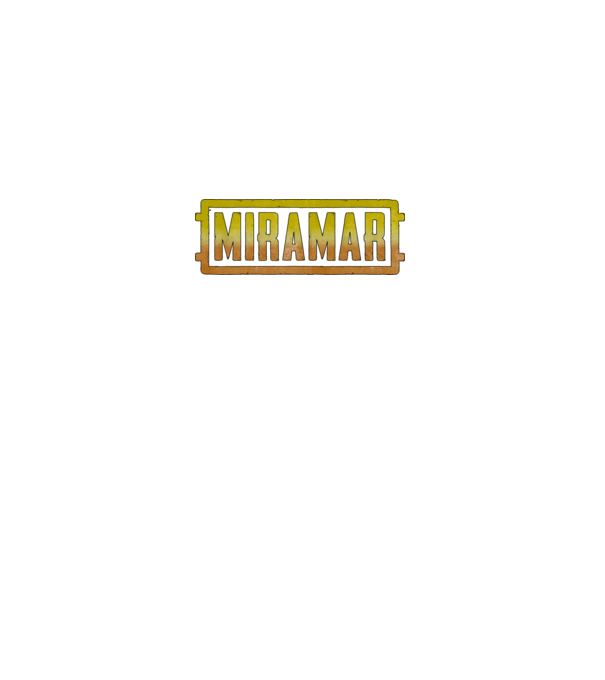Miramar - PUBG Style minta fekete pólón