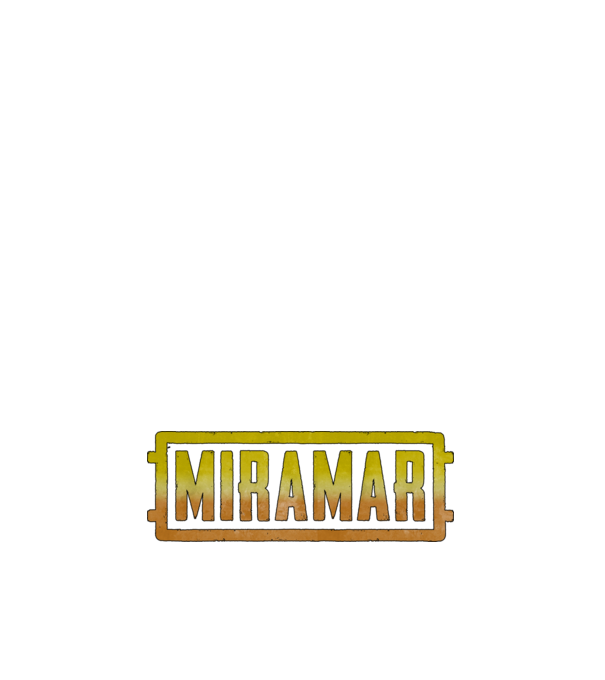 Miramar - PUBG Style minta sötétkék pólón