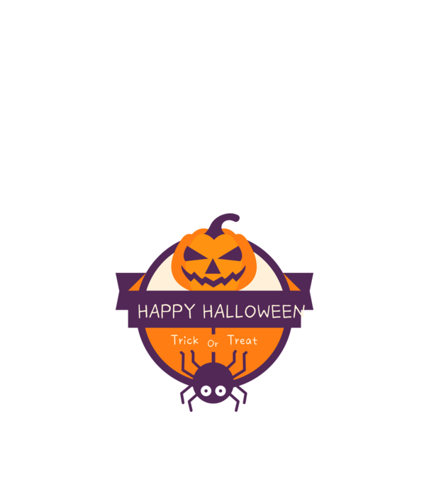 Happy Halloween Trick or Treat minta fehér pólón