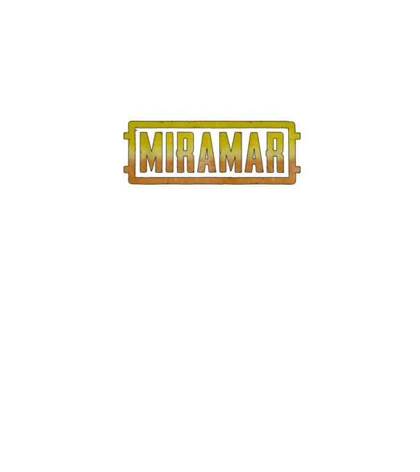 Miramar - PUBG Style minta sötétkék pólón