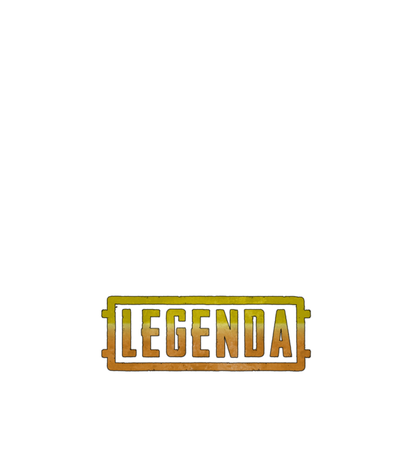 Legenda - PUBG Style - Sárga minta sötétkék pólón