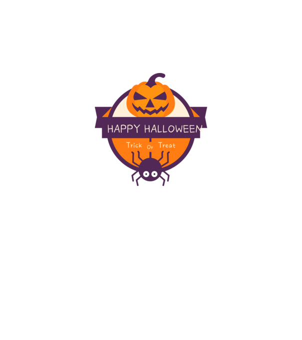 Happy Halloween Trick or Treat minta fehér pólón
