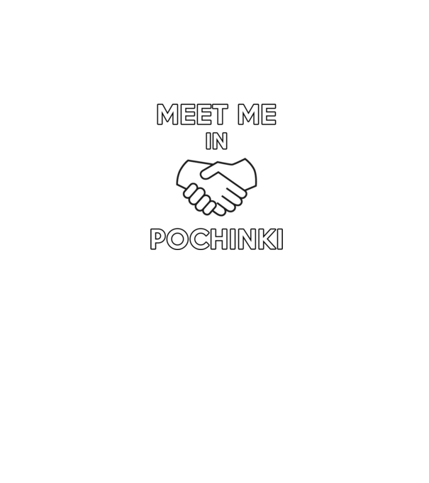 PUBG - Meet Me In Pochinki minta sötétkék pólón