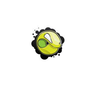 Angryball minta sötétkék pólón