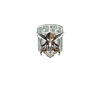 Skeltac Soldier minta fekete pólón