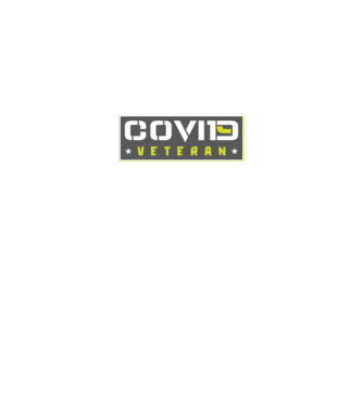 Covid 19 Veteran minta fekete pólón