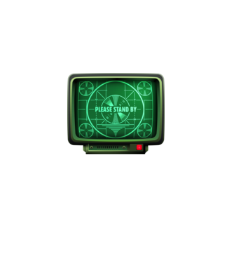 Please stand by minta fekete pólón