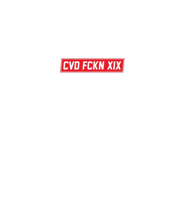 CVD FCKN XIX minta fekete pólón