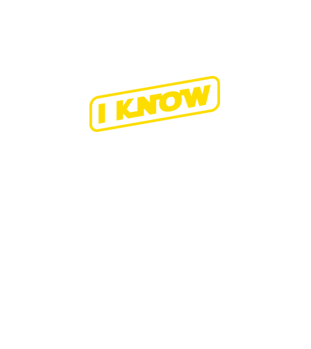 I know minta fekete pólón