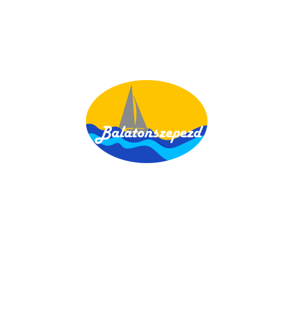 Balatonszepezd minta fehér pólón