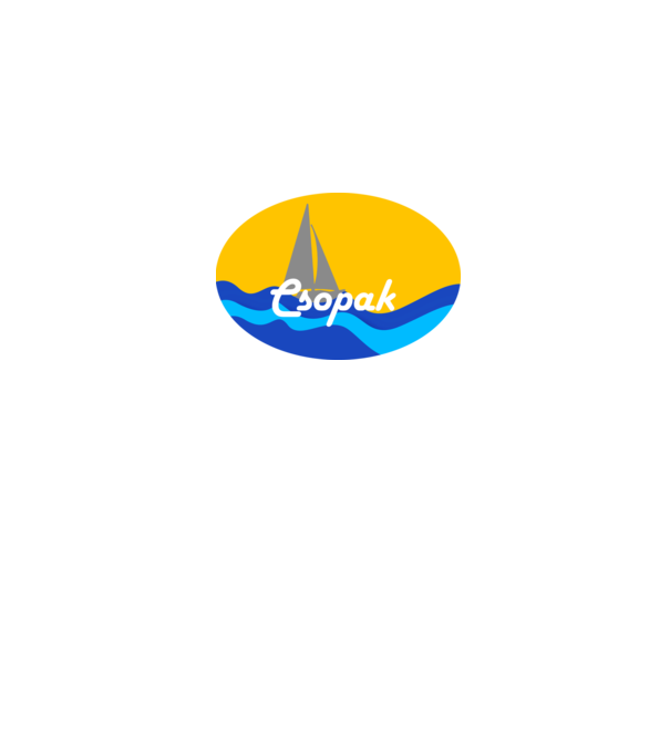 Csopak minta szürke pólón